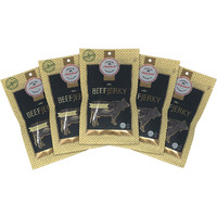 Aufschnitt Grass Fed Beef Jerky - Low Sodium, Certified Kosher - Made In Usa - Keto & Halal Friendly - 5 Pack, Original