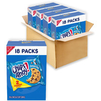 Chips Ahoy! Original Chocolate Chip Cookies, 72 Snack Packs (2 Cookies Per Pack, 4 Boxes)