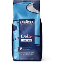 Lavazza Dek Filtro Whole Bean Coffee Medium Roast 11Lb Bag ,Authentic Italian, Blended And Roasted In Italy, Roasted Cereals And Barrique Aromatic Note, Nut Free