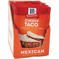 Mccormick Cheesy Taco Seasoning Mix, 1.12 Oz (Pack Of 12)