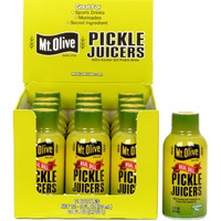 Mt. Olive Pickle Juice 100% Kosher Dill Pickle Brine - 12 Pk - 2 Fl Oz Bottles