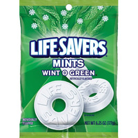 Life Savers Wint-O-Green Breath Mints Hard Candy Bulk Pack, 6.25 Oz Bags (Pack Of 12)