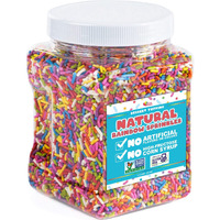 Dye Free Sprinkles - Natural Rainbow Sprinkle - No Artificial Dyes - Kid Friendly - 100% Natural, Gluten Free, Vegan, Lactose Free, Bulk - 1.5 Pounds