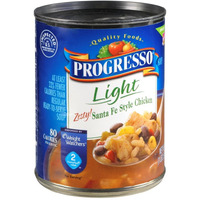 Progresso Light, Zesty Santa Fe Style Chicken Soup, Gluten Free, 18.5 Oz. (Pack Of 12)