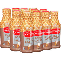 Community Coffee Iced Latte Coffee Drink, Vanilla Waffle Cone, Natural Flavors, 13.7 Fluid Ounce (Pack Of 12)