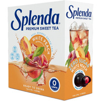 Splenda Premium Sweet Tea On Tap, 1 Gallon Bag In Box Ready To Drink Liquid, White Peach Green Tea, 128 Fl Oz, Packaging May Vary