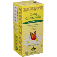 Bigelow Cozy Chamomile Herbal Tea Bags 28-Count Boxes (Pack Of 6) Chamamile Tea Bags Relaxing Herbal Tea All Natural Gluten Free