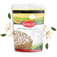 Sunbest Natural - Raw Cashew Pieces, Unroasted & Unsalted Cashews For Cooking, Baking, & Toppings, On-The-Go Vegan Snack, Non-Gmo Cashew Nuts Bulk In Resealable Bag, 5 Lbs