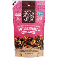 Second Nature Antioxidant+ Smart Snack Mix - 4 Oz Individual Snack Packs (Pack Of 6), Certified Gluten-Free Snack, Ideal For Travel Snacks