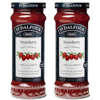 St. Dalfour Strawberry Fruit Spread - 10Oz - 100% From Fruit, No Artificial Ingredients, Non-Gmo, No Cane Sugars, All Natural - Pack Of 2