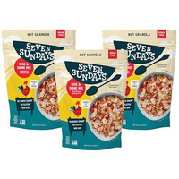 Seven Sundays Nut Granola Cereal, Rise & Shine Strawberry Banana Nut, 20 Oz (Pack Of 3), Grain & Gluten Free, 5G Protein, 5G Net Carbs, Keto Friendly