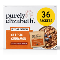 Purely Elizabeth Classic Cinnamon Superfood Oatmeal, With Prebiotic Fiber, Gluten Free & Non-Gmo, 9.12 Oz (Pack Of 6) (6 Pack, Classic Cinnamon)