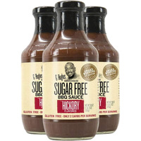 G Hughes Sugar Free, Hickory Bbq Sauce - Sugar Free Bbq Sauces, Bbq Sauce Hickory, Gluten Free Barbecue Sauces, Sugar Free, Low Carb - 18 Oz (3 Pack)