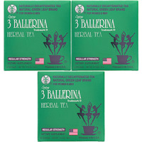 3 Pack Of 3 Ballerina Tea For Men And Women (3 Boxes Of 30 Tea Bags)