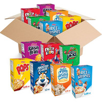 Kellogg's Cold Breakfast Cereal, Bulk Pantry Staples, Kid Snacks, Variety Pack (48 Boxes)