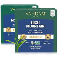 Vahdam, Himalayan Oolong Tea Bags (30 Count) - 100% Natural Tea, Oolong Tea Loose Leaf Pyramid Tea Bags, Brew Hot, Iced Or Kombucha Tea
