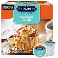Cinnabon Caramel Pecan Coffee, Keurig Single Serve K-Cup Pods, 24 Count