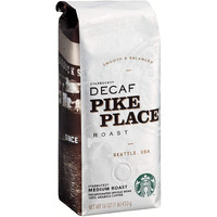 Starbucks Decaf Whole Bean Coffee, Pike Place , 16 Oz