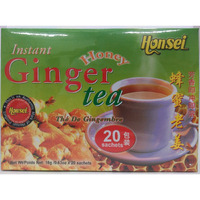 Honsei Instant Ginger Honey Tea, 40 Count