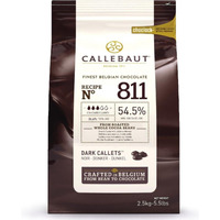 Callebaut No 811 Finest Belgian Dark Chocolate Callets Couverture 545% - 25Kg