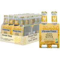Fever Tree Indian Tonic Water - Premium Quality Mixer - Refreshing Beverage For Cocktails & Mocktails Naturally Sourced Ingredients, No Artificial Sweeteners Or Colors - 200 Ml Bottles - Pack Of 24