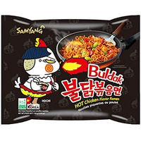 Samyang Ramen Spicy Chicken Roasted Noodles, 493 Ounce (Pack Of 5)