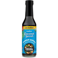Coconut Secret Coconut Aminos - 8 Fl Oz - Low Sodium Soy Sauce Alternative, Low-Glycemic - Organic, Vegan, Non-Gmo, Gluten-Free, Kosher - Keto, Paleo, Whole 30 - 48 Servings