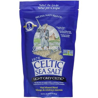 Light Grey Celtic Sea Salt 1 Pound Resealable Bag - Additive-Free, Delicious Sea Salt, Perfect For Cooking, Baking And More - Gluten-Free, Non-Gmo Verified, Kosher And Paleo-Friendly