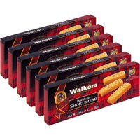 Walkeras Pure Butter Shortbread Fingers - 8-Count Box (Pack Of 6) - Authentic Shortbread Cookies From Scotland