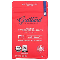 Guittard, Organic 74% Chocolate Baking Wafers, 12 Ounce