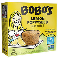 Bobo's Oat Bites, Lemon Poppyseed, 1.3 Ounce (5 Count Box)