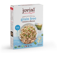 Jovial Grain-Free Cassava Elbows - Gluten Free Elbow Macaroni,Cassava Pasta, Paleo Pasta, Grain-Free, 100% Organic Pasta, Usda Certified Organic, Non-Gmo, High-Fiber - 8 Oz, 1 Pack