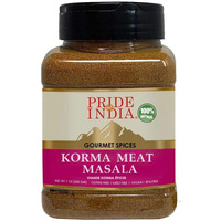 Pride Of India - Korma Meat Masala Mix - Ideal For Traditional Meat/Lamb Curry - Gourmet & Flavorful - Seasoning Spice Blend - 7 Oz. Medium Dual Sifter Jar