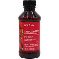 Lorann Strawberry Bakery Emulsion, 4 Ounce Bottle