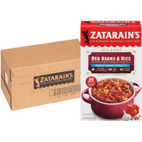 Zatarain's Reduced Sodium Red Beans & Rice, 8 Oz (Pack Of 12)