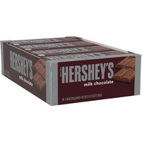 Hershey's Milk Chocolate Candy Bars, 1.55 Oz (36 Count)
