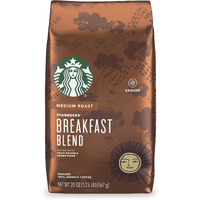 Starbucks Medium Roast Ground Coffee - Breakfast Blend - 100% Arabica - 1 Bag (20 Oz.) Great Holiday Gift