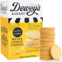 Dewey's Bakery Lemon Moravian Style Cookie Thins  Baked In Small Batches  Real, Simple Ingredients  Time-Honored Southern Bakery Recipe  Low Calorie Cookie Thins  28Oz