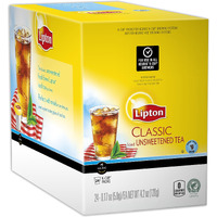 Lipton K-Cups, Classic Unsweetened Iced Tea 24 Ct