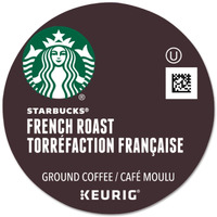 Starbucks Coffee K-Cup Pods, French Roast, Dark Roast Coffee, Notes Of Dark Caramel & Sweet Smoke, Keurig Genuine K-Cup Pods, 24 Ct K-Cups/Box (Pack Of 4 Boxes)