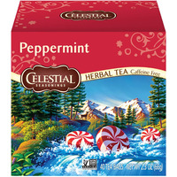 Celestial Seasonings Herbal Tea, Peppermint, 40 Count (Pack Of 6)