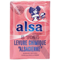 Alsa - French Cake Baking Powder, 0.38 Ounce, 8 Count