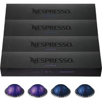 Nespresso Capsules Vertuoline, Espresso, Bold Variety Pack, Medium And Dark Roast Espresso Coffee, 40 Count Coffee Pods, Brews (Vertuoline Only), 1.35 Ounce , 10 Count (Pack Of 4)