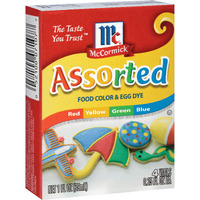 Mccormick Assorted Food Color & Egg Dye, 1 Fl Oz