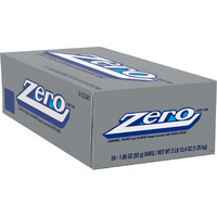 Zero White Fudge, Caramel, Peanut And Almond Nougat Candy Bar, 1.85 Oz (24 Count)