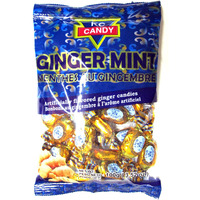 Kc Candy Original Ginger Mint Candy (Pack Of 3) 3.2 Oz Bags