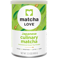 Matcha Love Culinary Matcha 3.5 Ounce Finely Milled Green Tea Leaves, Japanese Style Matcha Powder