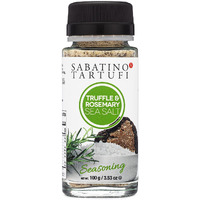 Sabatino Truffle & Rosemary Sea Salt Seasoning, All Natural Gourmet Truffle Salt With Rosemary, Sicilian Sea Salt,Kosher, Non-Gmo Project Certified, 3.53 Oz