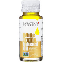 Sabatino Tartufi White Truffle Infused Olive Oil - All Natural, Made From White Truffles, Vegan, Vegetarian, Kosher, Non-Gmo Project Verified, 3.4Oz