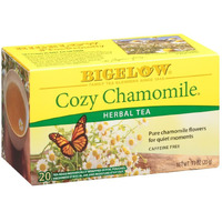 Bigelow Cozy Chamomile Herbal Tea, Caffeine Free, 20 Count (Pack Of 6), 120 Total Tea Bags